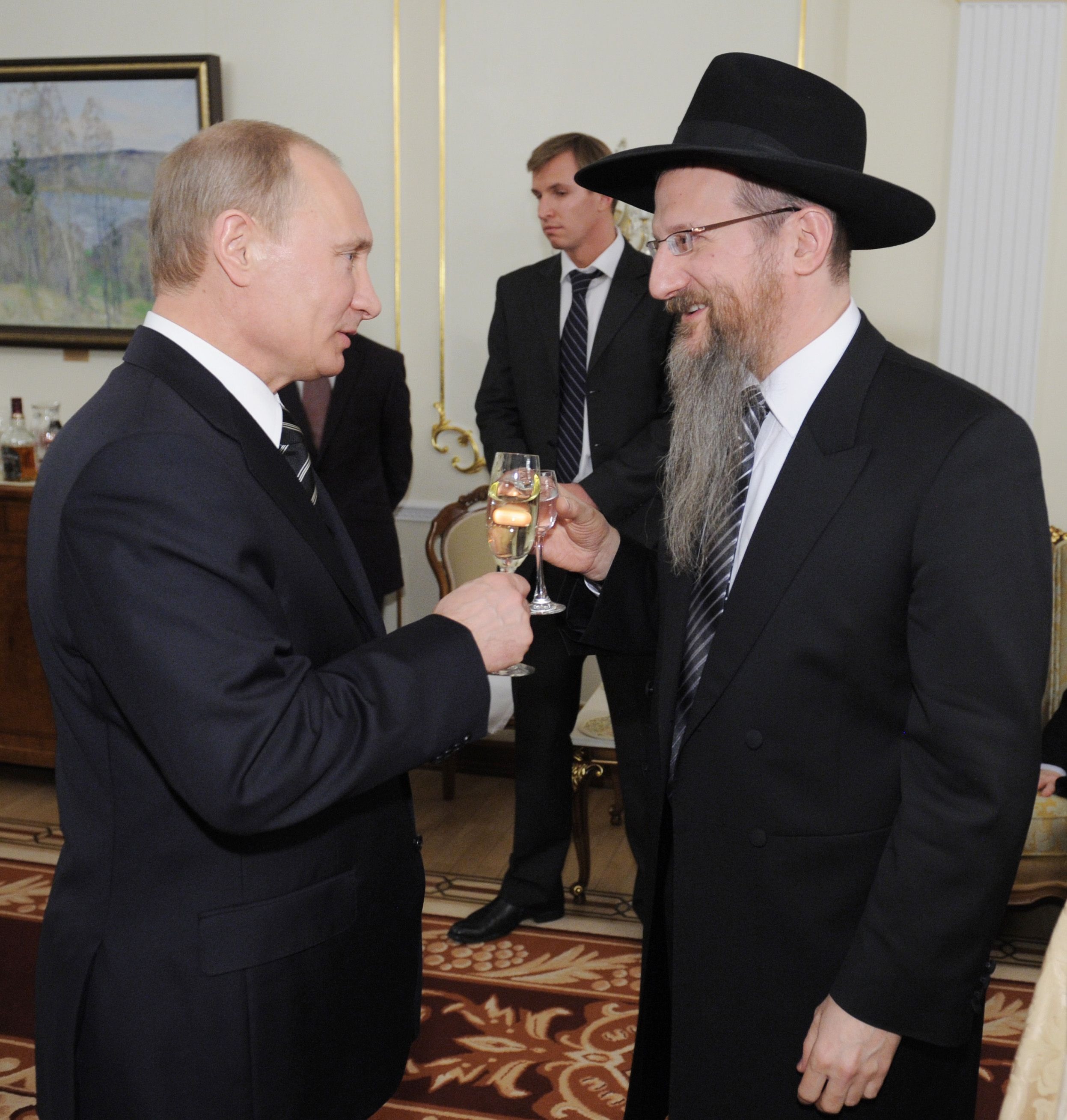 Putin and the rabbi Berel Lazar